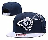 Rams Team Logo Navy Adjustable Hat GS,baseball caps,new era cap wholesale,wholesale hats